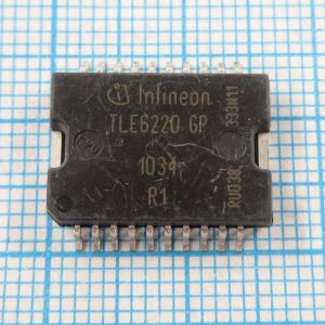 TLE6220GP - 4х канальный коммутатор с интерфейсом SPI
