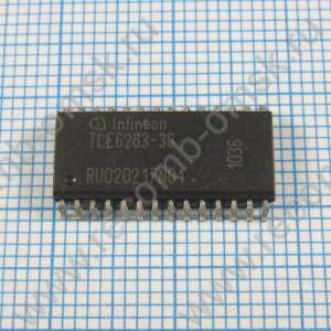 TLE6263-3G - Микросхема используется в автомобильной электронике