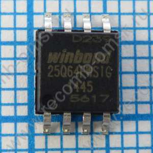 25Q64FWSIG 1.8V - Flash память с последовательным интерфейсом объемом 64Mbit