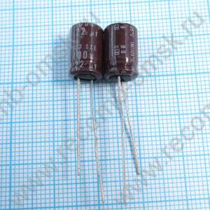 100V 22uF 8x12mm SXE - Электролитический конденсатор