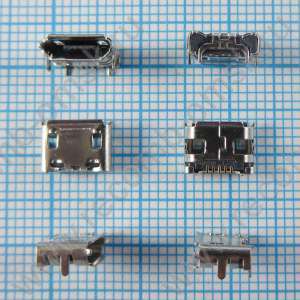 Разъем Micro USB 2.0 - B type - 5 pins - PJ109M