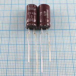 1000uF 10v 10v1000uF 8x15 KZH - Электролитический конденсатор
