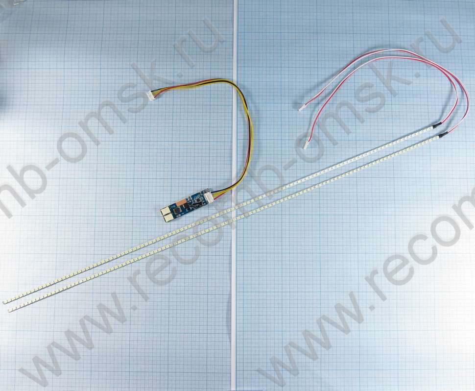 15-27 дюйма светодиодная лента (2шт) универсальная с инвертором (регулируемая яркость) для замены CCFL ламп