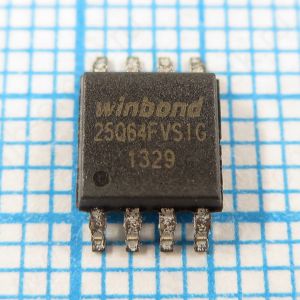W25Q64FVSIG 25Q64FVSIG 3V - Flash память с последовательным интерфейсом объемом 64Mbit