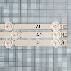 32LB/32LN  32LN541V 32LN540V 32LN541U 32LN542V 32LN613V 32LA620V 32LB530U 6916L-1437A 6916L-1438A A1-2шт A2-1шт 7+8+7 диодов - Комплект светодиодной подсветки для телевизоров LG 32 дюйма