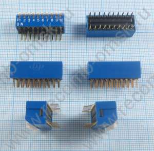 Микропереключатель 20 pins DIP10 PJ3M