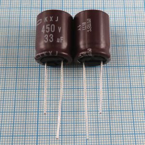 33uF 450v 450v33uF 16x20 KXJ - Электролитический конденсатор
