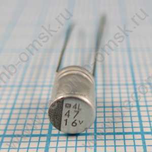 16v 47uF 5x7mm - Конденсатор твердотельный