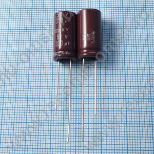 50v 330uf 10x20mm KY - Электролитический конденсатор