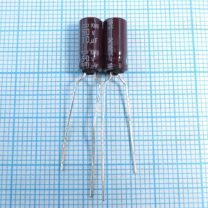 10uF 50v 50v10uF 5x11 KMG - Электролитический конденсатор