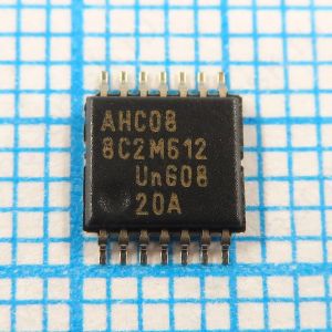 74LVC08APW TSSOP14 - четырёхканальный логический элемент И с двумя входами.