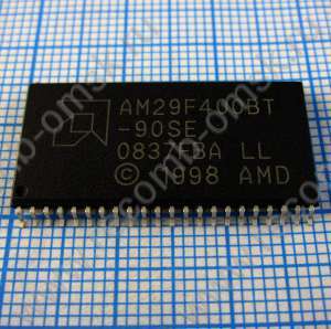 AM29F400BT AM29F400BT-90SE - Flash с параллельным интерфейсом объемом 512кб