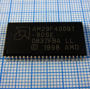 AM29F400BT AM29F400BT-90SE - Flash с параллельным интерфейсом объемом 512кб
