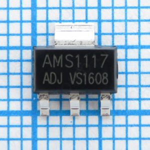 AMS1117ADJ - Линейный стабилизатор напряжения с малым падением напряжения