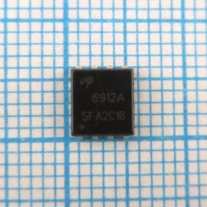 AON6912A 6912A 30V 53A - Двойной N канальный транзистор