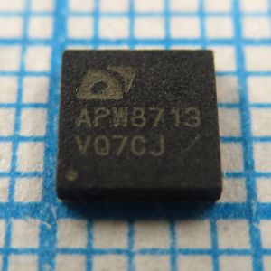 APW8713 - синхронный понижающий преобразователь с функцией мягкого старта.