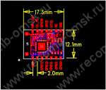 Wi-Fi модуль ESP8266 ESP-03 - керамическая антенна.