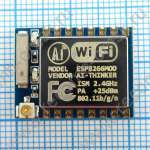 Wi-Fi модуль ESP8266 ESP-07 - керамическая антенна и разъем для внешней антенны, металлический экран.