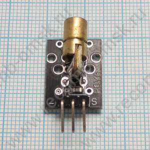 KY-008 650нм 6мм 5В 5мВт - Модуль лазерного датчика