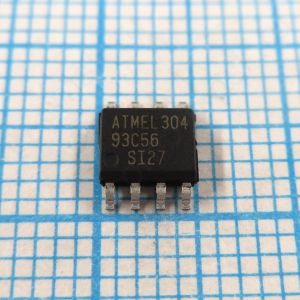 93C56 AT93C56 - EEPROM объемом 2K (256 x 8 or 128 x 16) с интерфейсом I2C