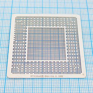 RTX3060 GN20-E3-A1 GN20-E5-A1 GN20-E7-A1 GA104-400-A1 GA104-300-A1 GA104-200-A1 GA104 FCBGA - Трафарет