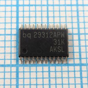 BQ29312APW TSSOP24 - Защита двухэлементных, трёх элементных и четырёхэлементных литий-йонных или литий-полимерных аккумуляторов