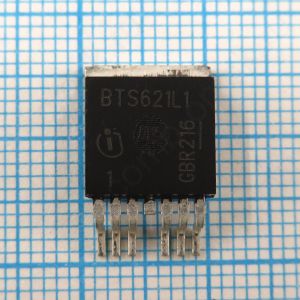 BTS621L1 - 2х канальный коммутатор нагрузок со схемами управления