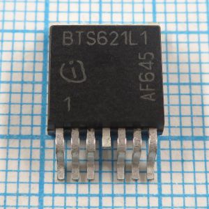 BTS621L1 - 2х канальный коммутатор нагрузок со схемами управления