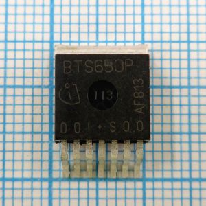BTS650P - N канальный транзистор совмещенный со схемами управления для автомобильных систем