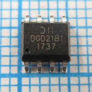 DGD2181S8-13 DGD2181 - Высоковольтный и высокоскоростной драйвер затвора, который управляет N-канальными MOSFET-транзисторами и IGBT в конфигурации полумоста.