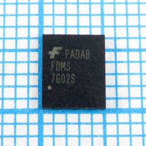FDMS7602S 30V 30A - Сдвоенный N канальный MOSFET транзистор