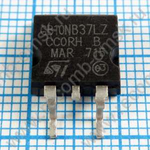 GB10NB37 - IGBT транзистор TO-263-3 Uкэ.макс: 440 В; Iк@25°C: 20 А; Uкэ.нас: 1.2 В; tнар: 1.3 мкс; tспада: 3.6 нс - используется в автомобильной электронике