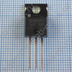 IRGB20B60PD1 - WARP2 SERIES IGBT WITH ULTRAFAST SOFT RECOVERY DIODE