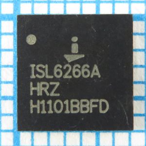 ISL6266A(ISL6266AHRZ) - Двухфазный ШИМ контроллер питания процессора с протоколом управления Intel® IMVP-6+(Montevina)