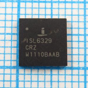 ISL6329CRZ ISL6329 - двухканальный ШИМ-контроллер для управления питанием процессоров AMD с поддержкой интерфейса SVI