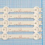 Комплект светодиодной подсветки для телевизоров LG 42 дюйма серии 42LN и 42LA