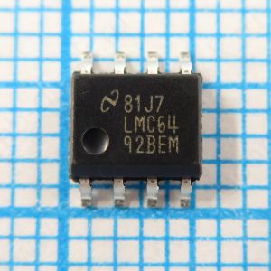 LMC6492BEM - сдвоенный операционный усилитель.