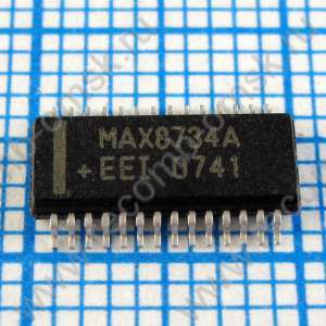 MAX8734A MAX8734AEEI - Высокоэффективный двухканальный ШИМ контроллер