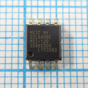 MX25L6406E MX25L6406EM2I-12G  SOP8 - Flash память с последовательным интерфейсом SPI объемом 64Mbit