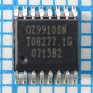 OZ9910SN - Двухфазный контроллер питания ламп подсветки CCFL