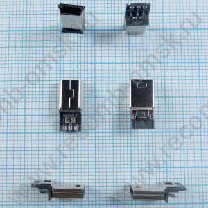 Разъем mini USB 2.0 - B type - 5 pins - PJ137M