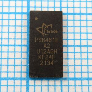 PS8461E A2 - интегрированный мультиплексор DisplayPort 2:1, совместимый с DisplayPort 1.4a и двухрежимной сигнализацией DisplayPort