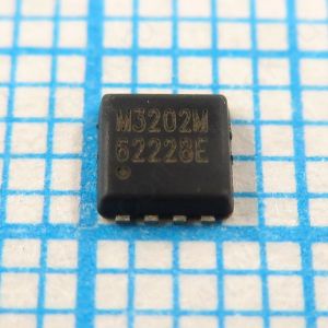 QM3202M 30V 28A PRPAK3X3 - двойной N канальный транзистор