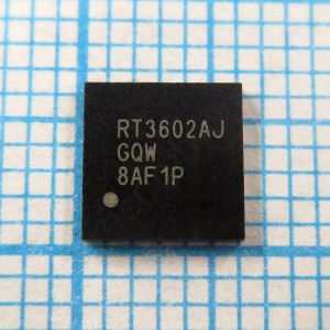 RT3602AJGQW RT3602AJ - Трехканальный ШИМ-контроллер для мобильного процессора IMVP8