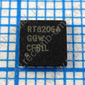 RT8206A RT8206AGQW - Двухканальный высокоэффективный контроллер питания ноутбука