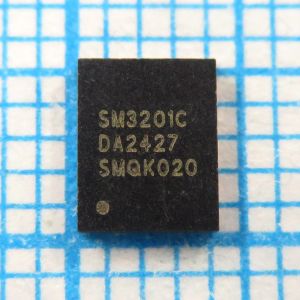 SM3201C QFN36 - высокоэффективный цифровой сигнальный процессор (DSP), предназначенный для обработки аудиосигналов.