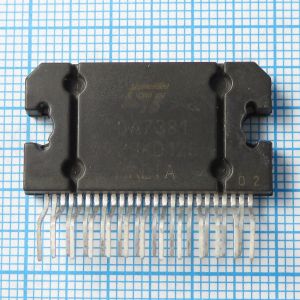 TDA7381 - УНЧ-DMOS 4x43W BTL (14.4V/2 Ом), max 4x80W, Gv=26dB, Mute/Standby, HSD