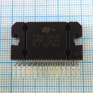 TDA7560 - УНЧ-DMOS 4x43W BTL (14.4V/2 Ом), max 4x80W, Gv=26dB, Mute/Standby, HSD