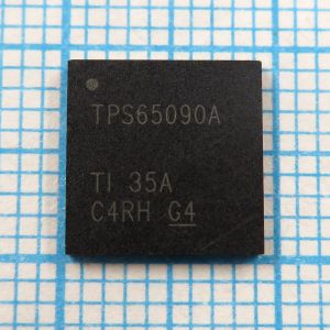 TPS65090ARVNR TPS65090A - Интерфейсный модуль PMU с переключаемым зарядным устройством для последовательного подключения от 2 до 3 элементов