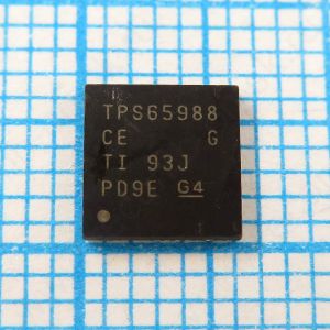 TPS65988CERJTR TPS65988 - Двухпортовый контроллер USB Type-C и USB PD со встроенными переключателями питания